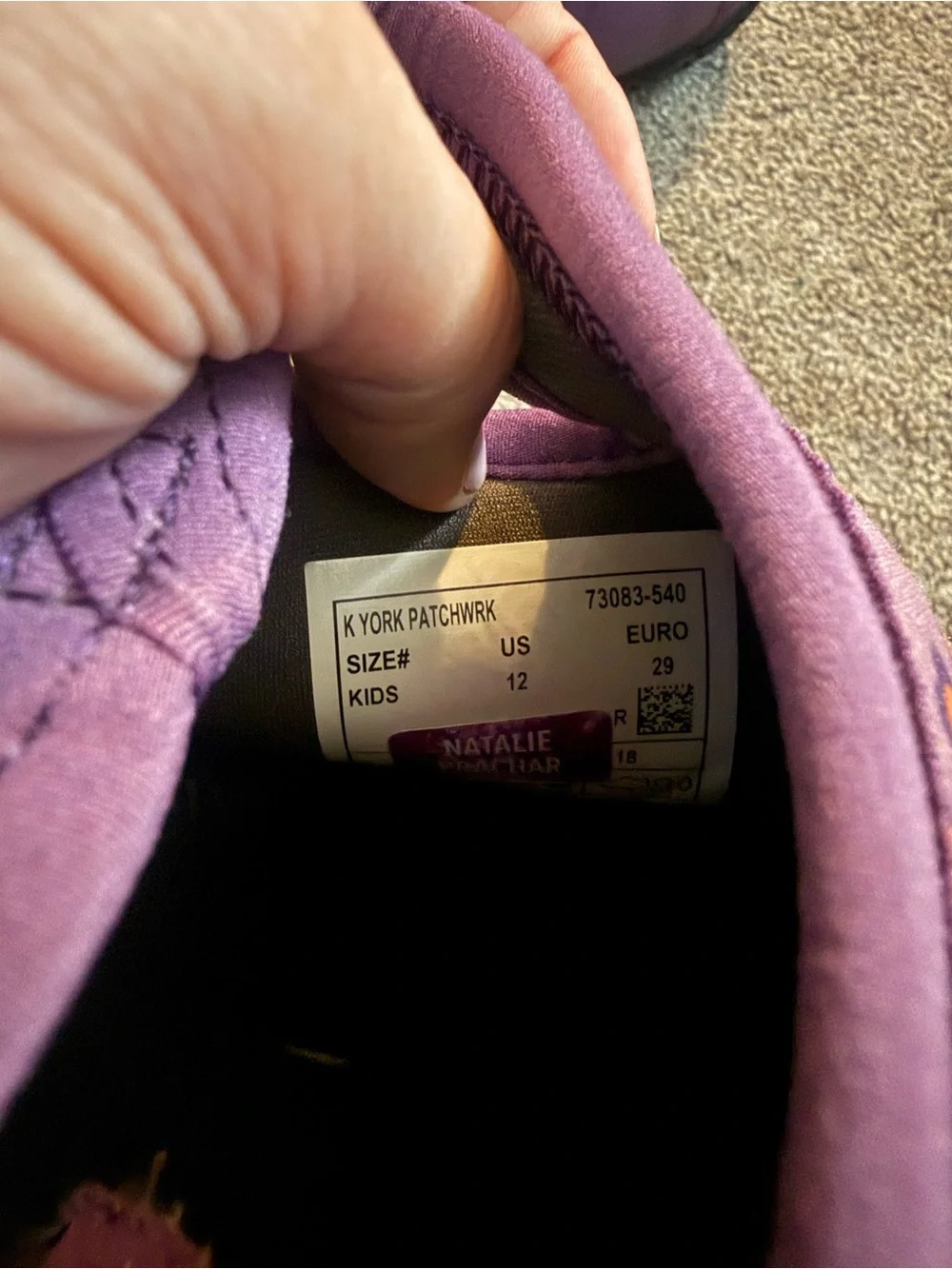 BOGS Purple Floral Kids' Pull-On Rain Boot Sz 12